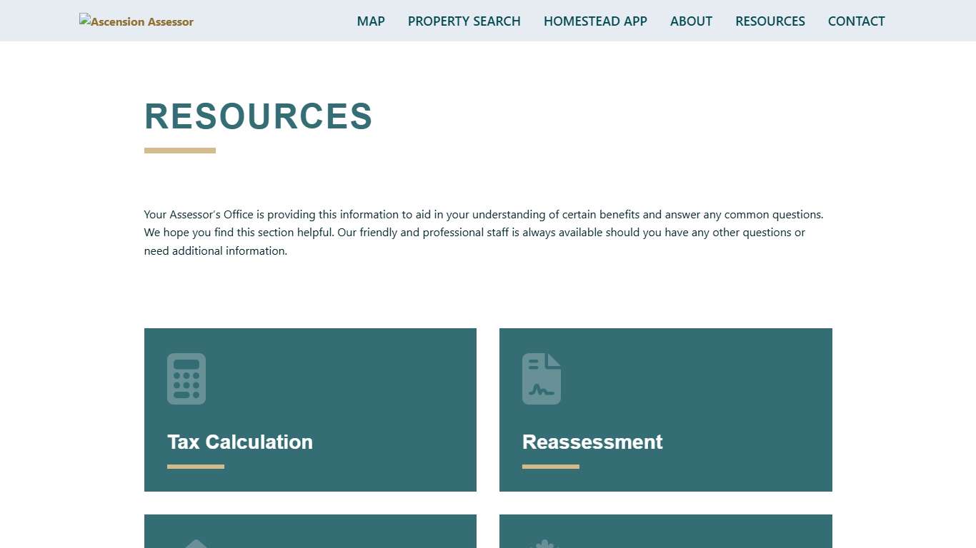 Resources Ascension Parish Assessor